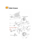 Bouton réglage épaisseur trancheuse T250 Magimix - Maison Habiague