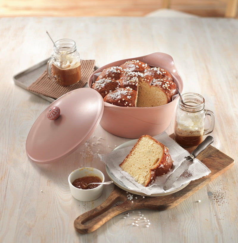 Cocotte rose 24cm - Maison Habiague