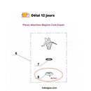 Ecrou du couteau Cook Expert Magimix - Maison Habiague