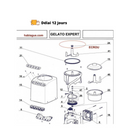 Ecrou pale pour Gelato Expert Magimix - Maison Habiague