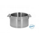 Série 3 casseroles inox Strate amovible + 1 poignée - Maison Habiague