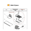 Ensemble chariot trancheuse T190 Magimix 11651 - Maison Habiague