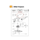 Fourreau d'axe Robot Magimix 3000 - Maison Habiague