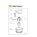 Grand cone du presse agrumes Mini Plus Magimix - Maison Habiague