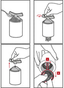 Poignée latérale du moulin ISEN Peugeot, pensée pour moudre facilement les graines de lin avec un mouvement fluide.