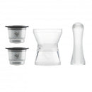 Capsules réutilisables WayCap Nespresso, kit de 2 capsules pour une personnalisation optimale de votre café tout en respectant l'environnement.