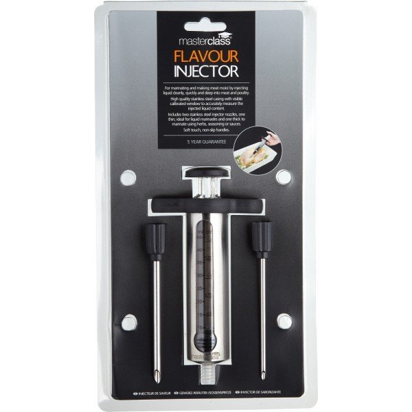 Kit complet Kitchen Craft avec seringue en inox et 2 aiguilles interchangeables.
