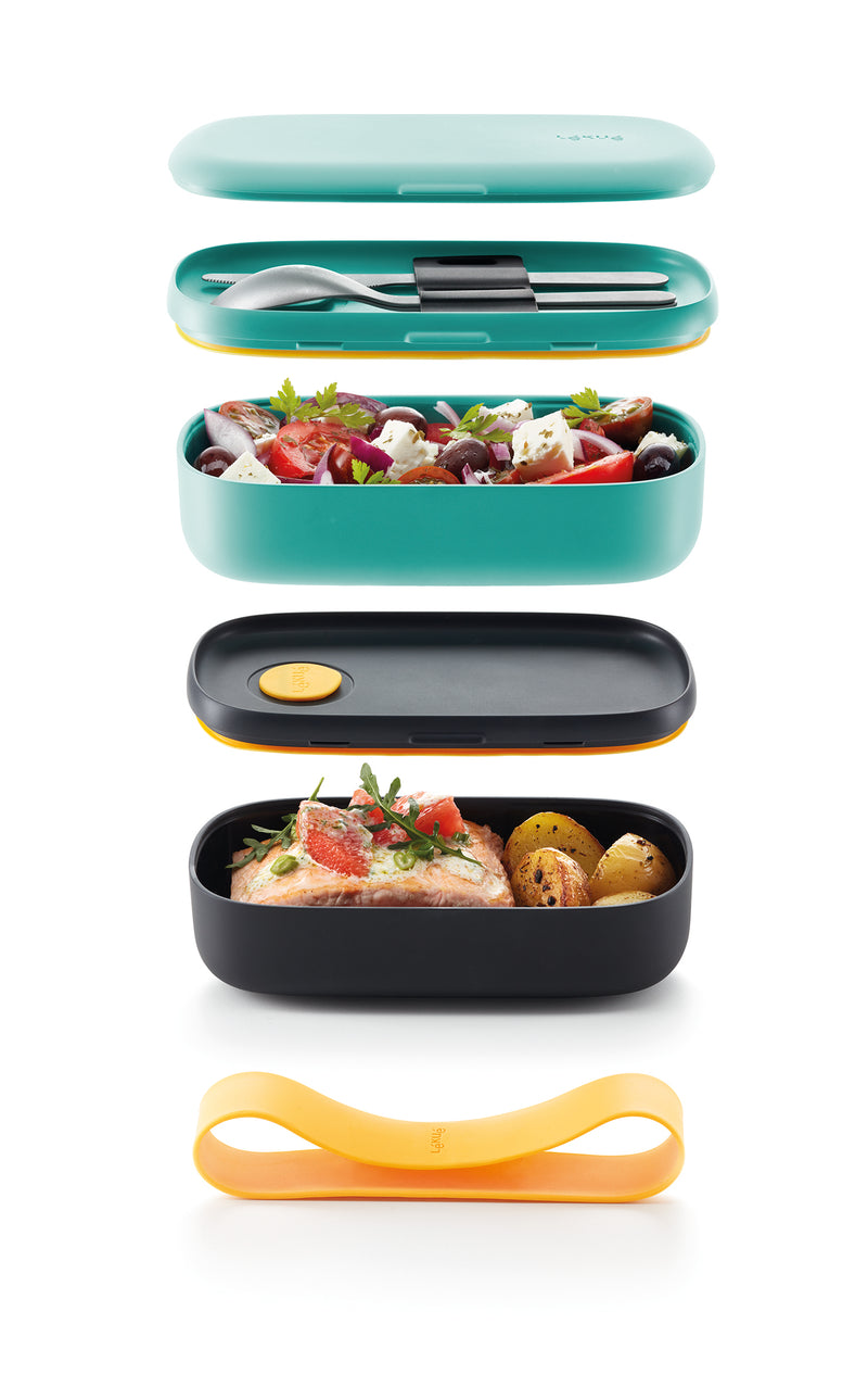 Lunchbox vert turquoise - Maison Habiague