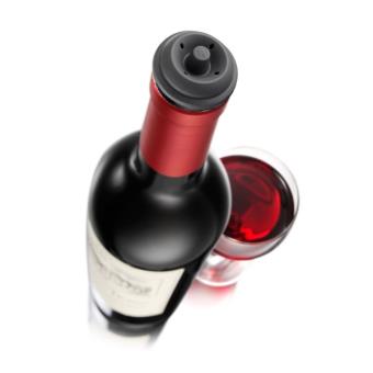 2 bouchons “Wine Stoppers“ pour pompe à vide air, Vacu Vin - Maison Habiague