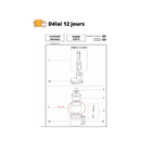 Midi cuve Magimix Robot pâtissier Magimix 6200 XL - Maison Habiague