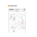 Petit cône pour presse agrumes Duo Plus XL Magimix - Maison Habiague