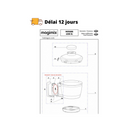 Ressort tige de sécurité robot Magimix pâtissier 6200 XL - Maison Habiague