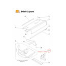 Poussoir pour trancheuse T190 Magimix - Maison Habiague