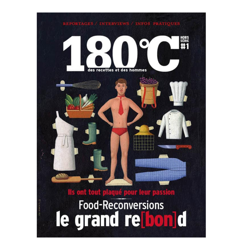 Revue culinaire 180°C N°1 Hors série - Food reconversion - Maison Habiague
