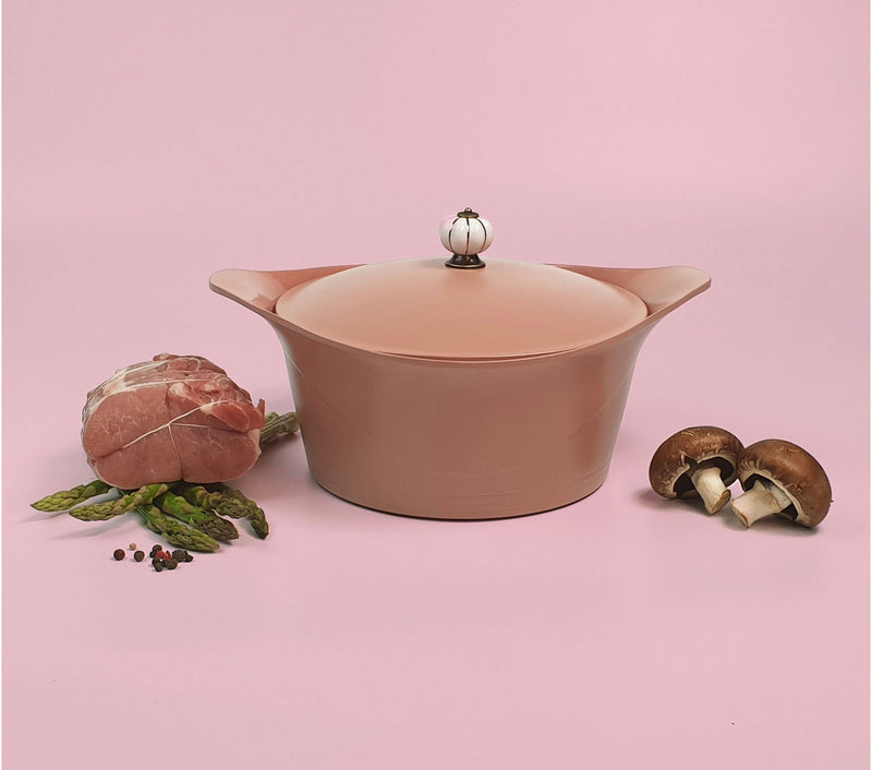 Cocotte rose 24cm - Maison Habiague