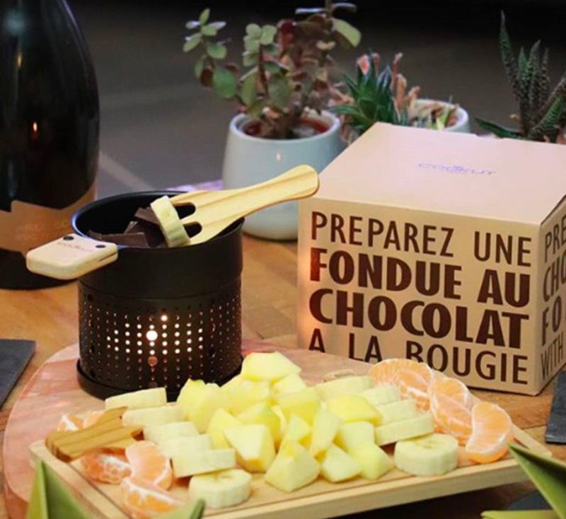 Set fondue chocolat noir - Maison Habiague