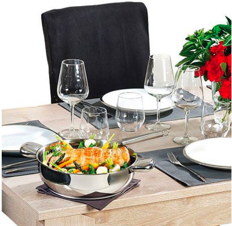 Sauteuse Lagostina Salvaspazio inox - Maison Habiague