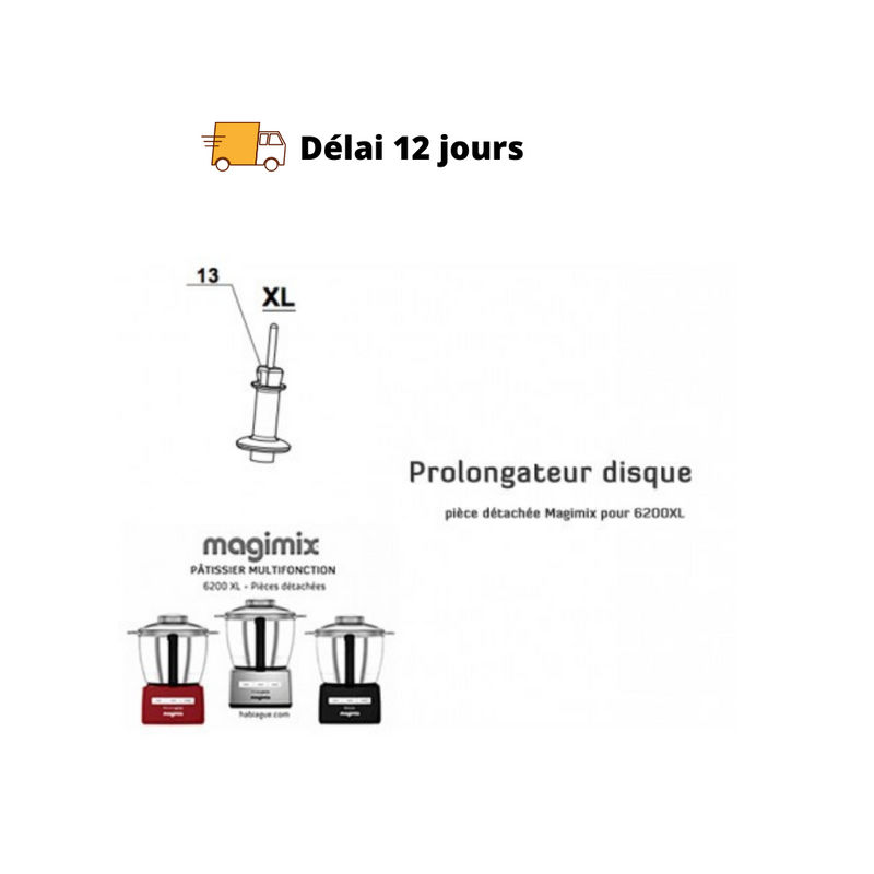 Prolongateur disque Robot Magimix 6200XL - Maison Habiague