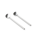 Lot 2 pailles cuillères inox - Maison Habiague