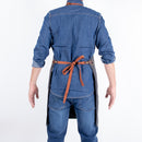 Tablier noir mixte, taille unique, usage universel.