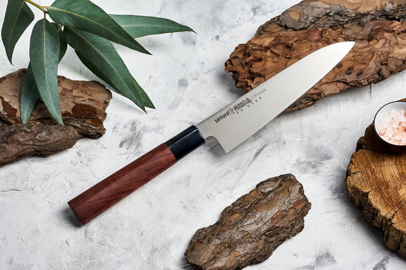 Couteau OKINAWA Gyutoh 17cm SAMURA - Maison Habiague