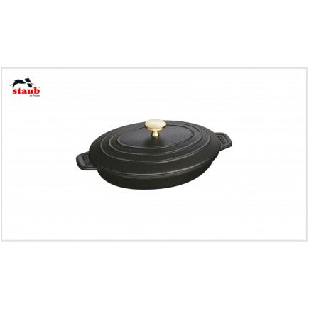 Assiette chaude fonte ovale Staub - Maison Habiague