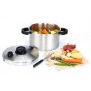 Autocuiseur Cristel en action, préparation de plats vapeur s