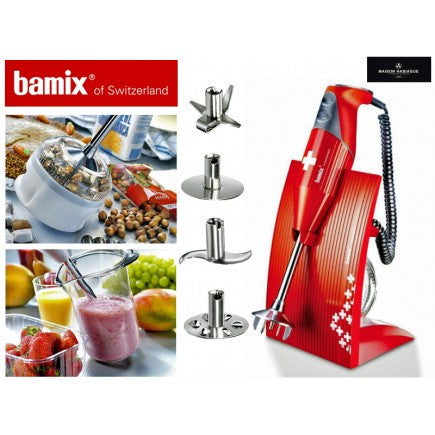 Bamix M 200 Swissline Rouge Croix Suisse - Maison Habiague