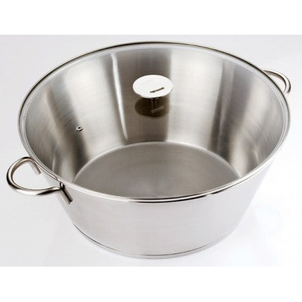 Bassine à confiture 40 cm inox induction - Maison Habiague