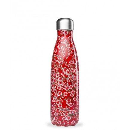 Bouteille isotherme 500 ml Fleurs rouge - Maison Habiague