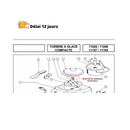 Bouton de serrage pour pale turbine à glace Magimix - Maison Habiague