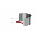 Série 3 casseroles inox Strate amovible + 1 poignée - Maison Habiague