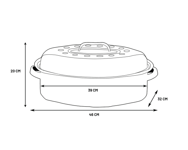 Cocotte Roaster grand modèle - Maison Habiague