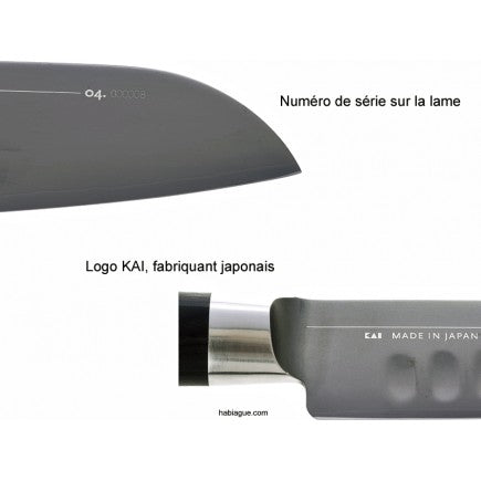 Couteau à trancher alvéoles N°3 - Maison Habiague
