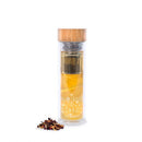 Bouteille en verre avec infuseur 450ml - Maison Habiague