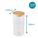 Bocal en verre Stor'eat 1750ml - Maison Habiague