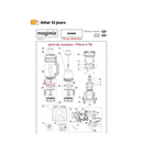 Joint du couteau pour blender Magimix - Maison Habiague