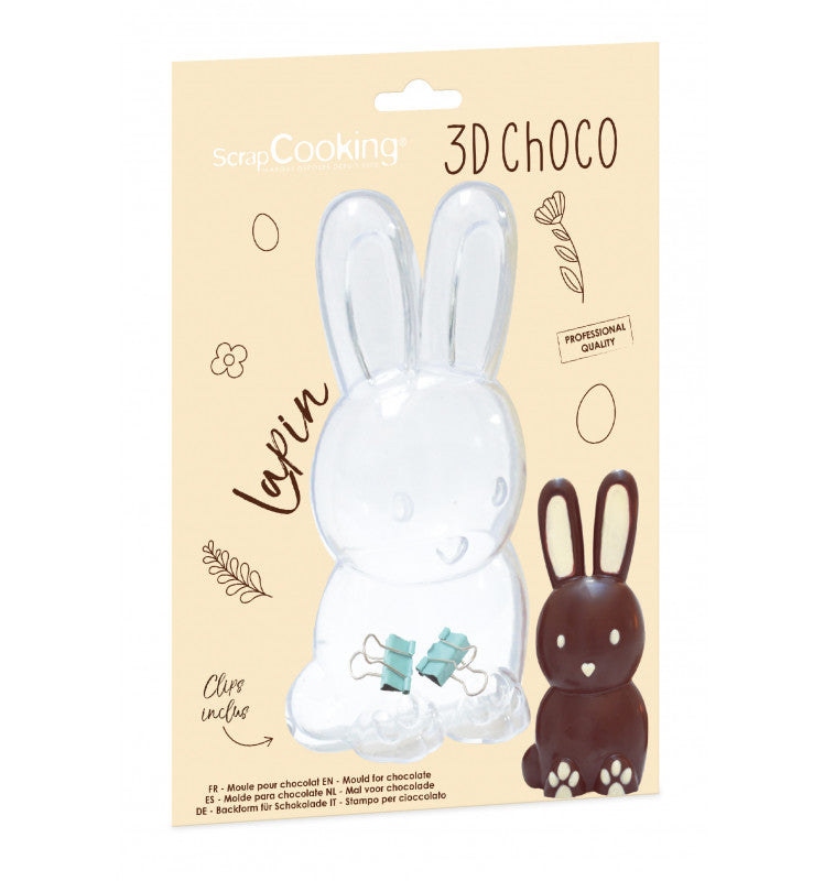 Moule 3D choco lapin