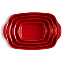 Plat à four rectangulaire grand cru rouge - Maison Habiague
