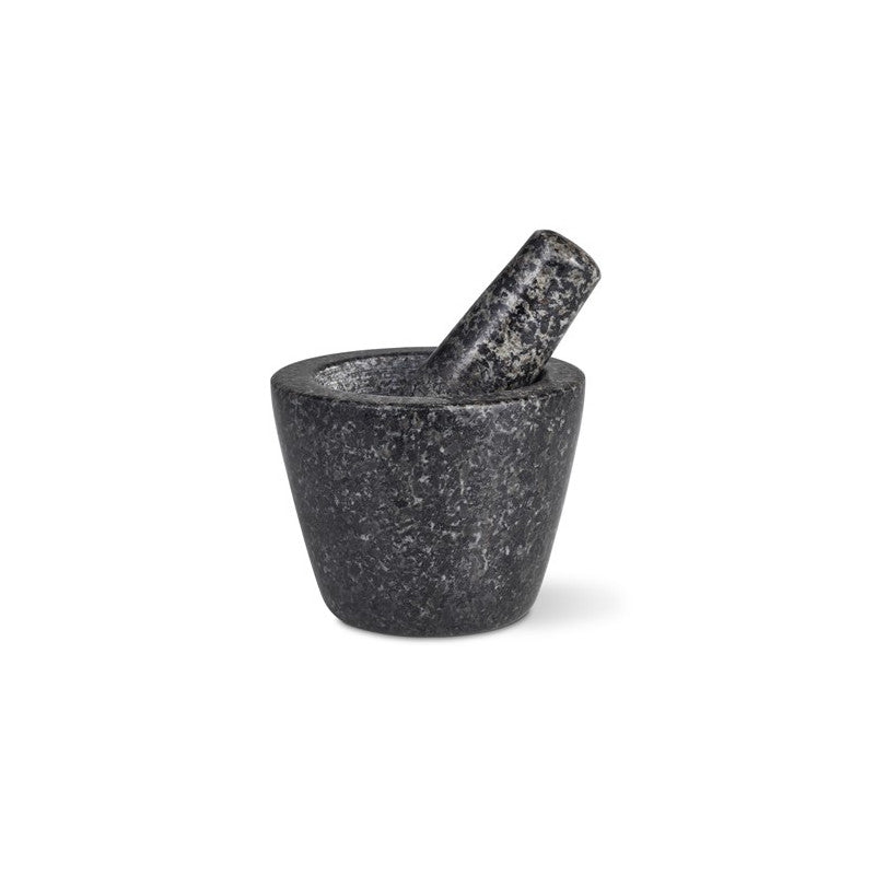 Mini mortier de cuisine et pilon en granit 10 cm - Maison Habiague