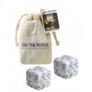 9 glaçons granit du Sidobre en sachet coton - Maison Habiague