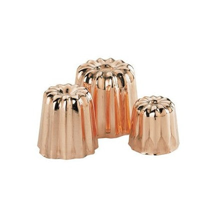 Moule canelés cuivre Bordelais 5,5 cm grand - Maison Habiague