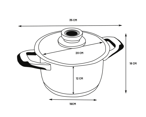 Faitout Ecovitam cuisson basse température - Maison Habiague