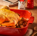 Plat rectangulaire céramique Rouge - Maison Habiague