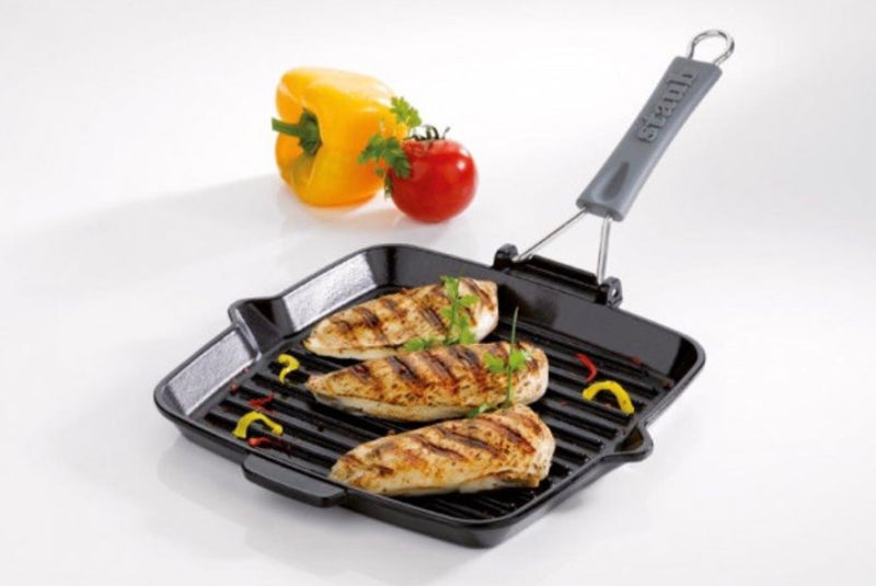 Grill fonte Staub carré 24cm - Maison Habiague