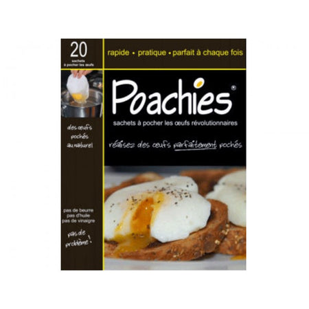 80 Sachets à Pocher Les Œufs - Poches Réutilisables Pour Œufs Pochés Parfaits - Lot De 4x20 Sachets