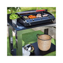 Chariot LEON inox/acier noir - Maison Habiague