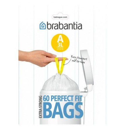 Sac poubelle Brabantia A 3 litres