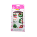 Décors en Sucre Noël x6 - Maison Habiague