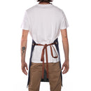 Tablier N°173 Alaskan Maker bleu marine en lin lavé 220g.